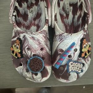 covid puffs crocs